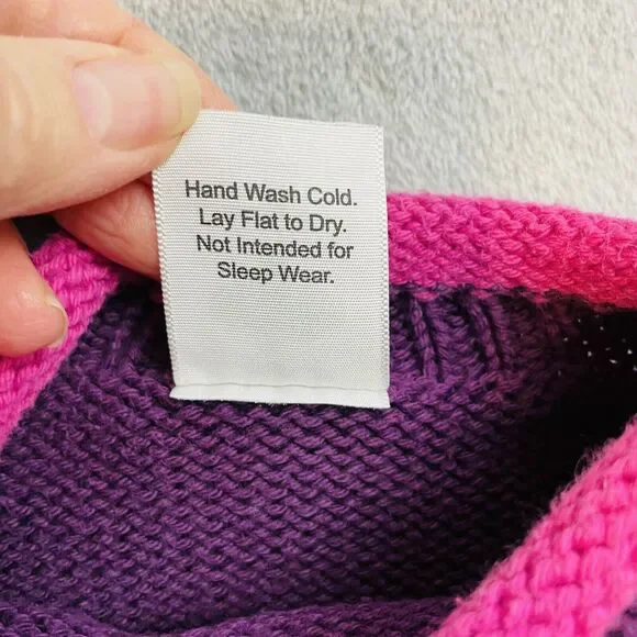 Mulberry Bush Snowmen Holiday Sweater Girls 2T Hand Loomed Christmas Mulberri - Picture 4 of 6